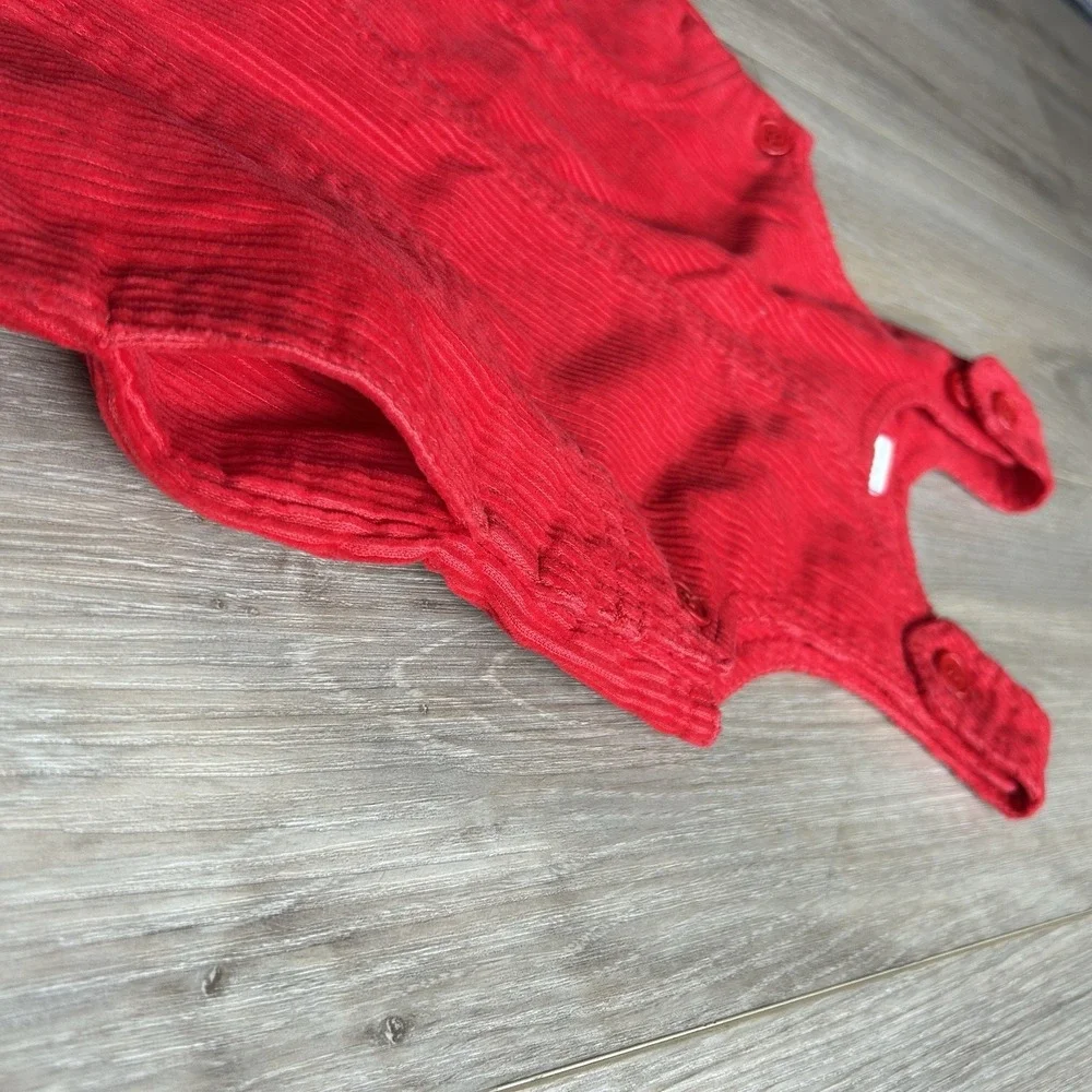 Vintage Class Club Baby‎ 3 Month Red Overalls